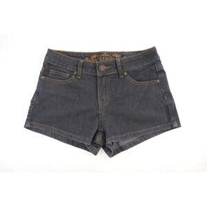 Wax Jean Size Small Shorts LA Premium Womens Black Denim Stretch